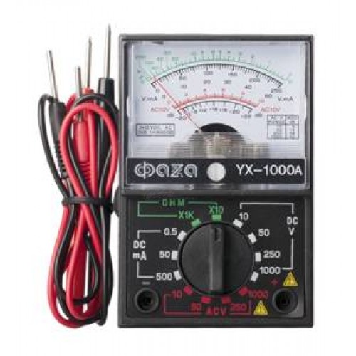 Мультиметр YX-1000A ФАZА аналоговый (стрелочный)