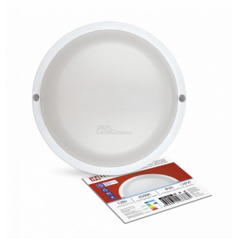 Светильник светодиодный СПП-А 12W 6500К IP65 с оптико-акустическим датчиком IN HOME (ЖКХ)