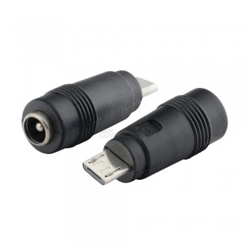 Переходник питания гн 5,5х2.1 - шт microUSB QuickPin