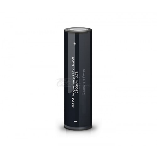 Аккумулятор Li-ion 18650 3.7v 2500mA*h SR-1 ФАZA