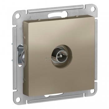 Розетка Atlasdesign TV (коннектор) шампань