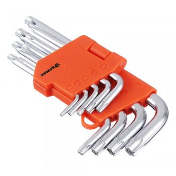 Набор ключей TORX-профиль 9пр.(50х3мм-125х9мм) ЕРМАК