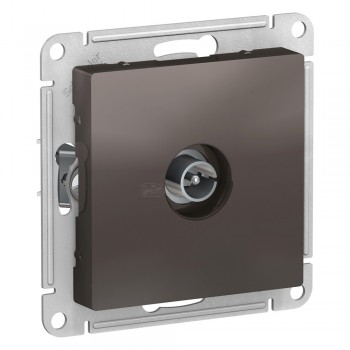 Розетка Atlasdesign TV (коннектор) мокко