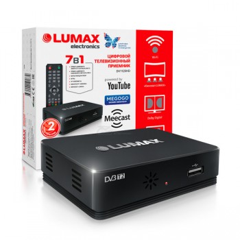 Цифровой TV ресивер LUMAX DV 1120HD DVB-T2/C HD DolbyDigital