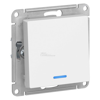 Выключатель Atlasdesign 1кл. с инд белый сх.1а