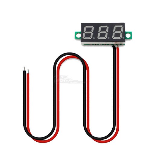 Вольтметр 0,28' зеленый LED 2,5-30В на панель
