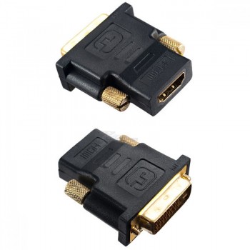 Переходник гнездо HDMI - штекер DVI-D Perfeo