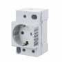 Розетка на DIN-рейку 16А 220В 2P+PEN РМ-102 DEKraft