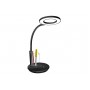 Светильник настольный KD-826 черный LED 8w 2700-6500K регул. яркости, пенал