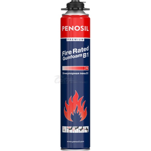Пена монтажная PENOSIL Premium "Fire Rated Gunfoam B1" огнеупорная проф. 750мл