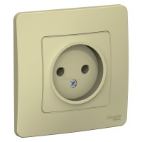 Розетка Blanca с/у 1м б/з 16А 250В бежевый