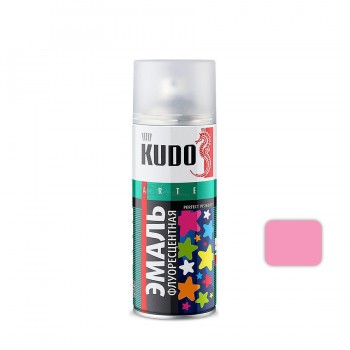 Эмаль KU-1207 флуоресцентная светоотражающая розовый 520мл