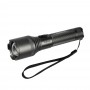Фонарь аккумуляторный 15W 5 режимов, ZOOM, (1x18650, Type-C) титан ФАZА