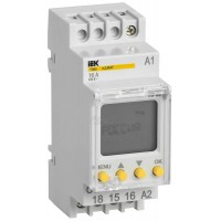 Таймер ТЭ-80 электронный, ЖК-дисплей на DIN 16А 230В KARAT ИЭК