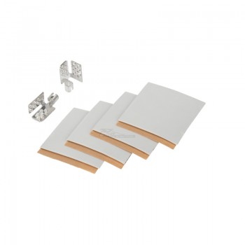 Монтажный комплект для пленочного пола (2 монтажных зажима,винил мастика 5х5см) REXANT