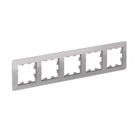 Рамка Atlasdesign Air 5м алюминий/дымчатый черный