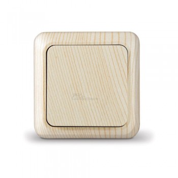 Выключатель Олимп 1кл. сосна 10А IP20 Universal