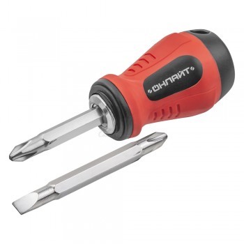 Отвертка комбинированная PH2+SL6 40мм Онлайт