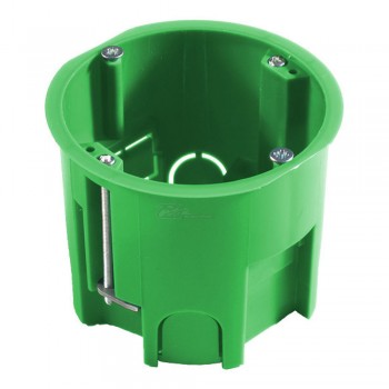 Коробка установочная 68х60 для полых стен (г/к) (мет. лапки) Hegel