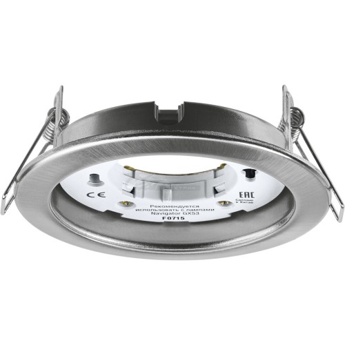 Светильник встраиваемый GX53 NGX-R1-003-GX53 хром Navigator