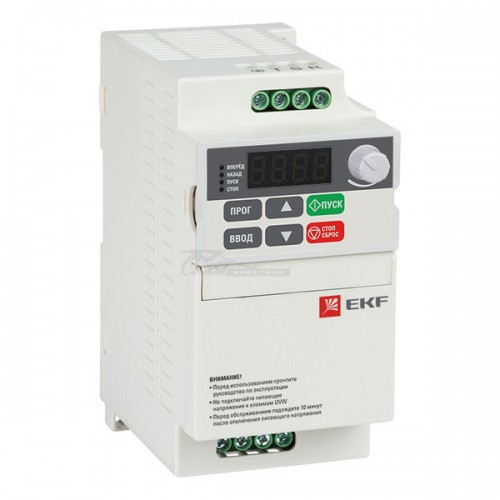 Преобразователь частоты 0,4кВт 1х230В VECTOR-75 compact EKF Basic