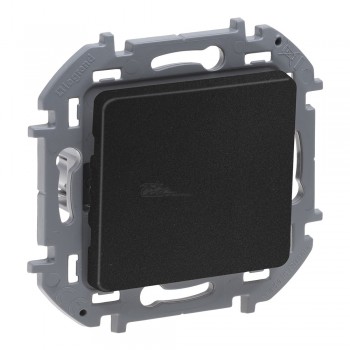 Выключатель 1кл 10 AX антрацит Legrand INSPIRIA