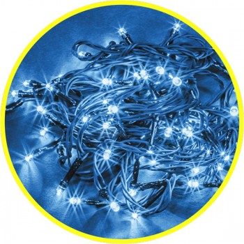 Гирлянда светодиодная Navigator нить 15,5м 140LED 8 режимов IP44 синий