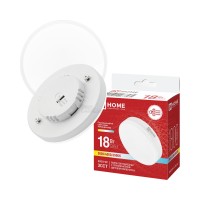 Лампа светодиодная IN HOME GX53-18W 3ССТ 220V 3000/4000/6500К с переключателем на лампе IN HOME