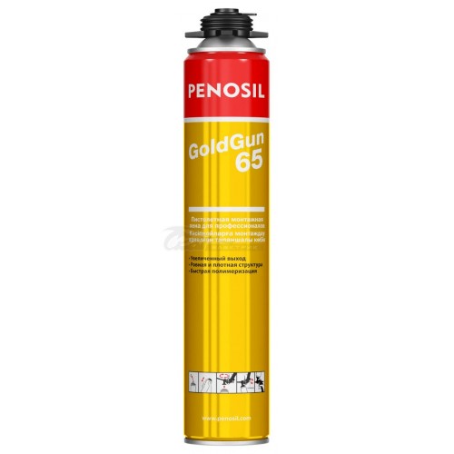 Пена монтажная GoldGun 65 проф. лето 875мл PENOSIL