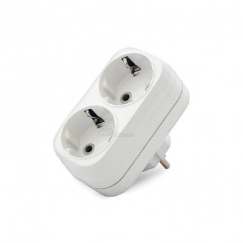 Разветвитель сетевой Universal с/з 2 гнезда