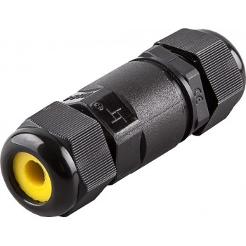 Соединитель-коннектор для кабеля 3-контактный IP68 LD520