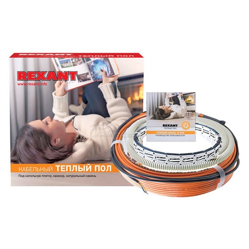 Теплый пол Standard RND -30-450 (450Вт/30м/ Sобогрева 2,7-3,8м2) (2х-жильный) REXANT