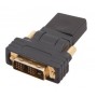Переходник шт DVI-D-гн HDMI поворотный, под углом 90 REXANT