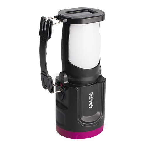 Фонарь аккумуляторный ФAZA AccuF8-L1W/L24-bk черный