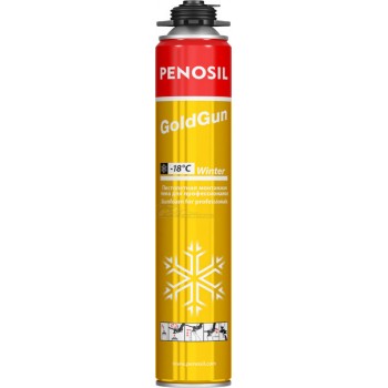 Пена монтажная PENOSIL "GoldGun Winter" проф. -18С 750мл