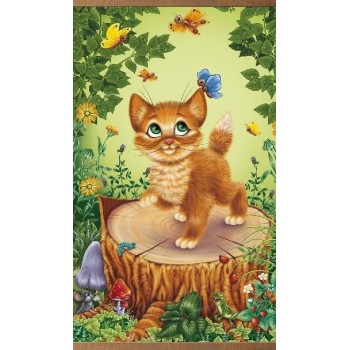 Электрообогреватель настенный "Домашний очаг" Котенок