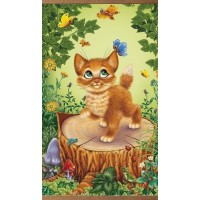 Электрообогреватель настенный "Домашний очаг" Котенок