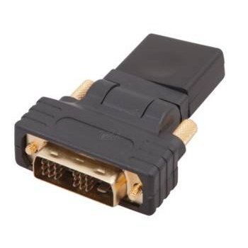 Переходник шт DVI-D-гн HDMI поворотный, под углом 90 REXANT