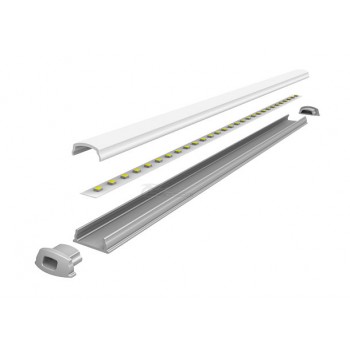 ПРОФИЛЬ для LED ленты PAL 1105 гибкий (2м) анодированный Jazzway