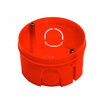 Коробка установочная 68х40мм для сплошных стен (бетон) Hegel