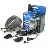 Адаптер/блок питания ROBITON DN500 500мА нестабилизированный, 8 насадок BL1