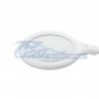 Лупа настольная 3дптр с подсветкой 30LED (подставка+прищепка), белая REXANT