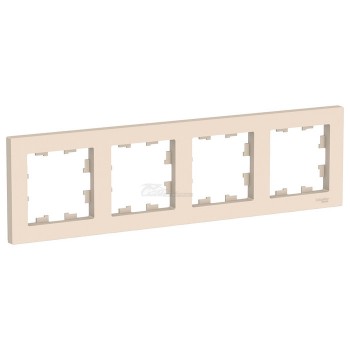 Рамка Atlasdesign 4м бежевая универсальная