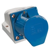 Розетка стационарная ССИ-113 2P+E 230В 16А IP44 ИЭК