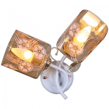 Бра 2 рожка белый/золото 00984-0.2-02 60Вт Е27 Reluce