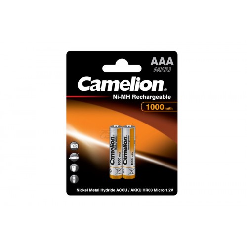 Аккумулятор AAA R3 Ni-Mh 1000 мА*ч Camelion Аккумулятор AAA R3 Ni-Mh 1000 мА*ч Camelion