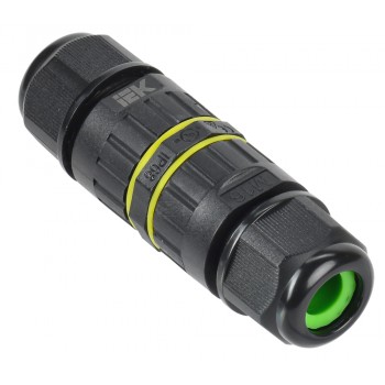 Соединитель-коннектор кабельный 3 PIN WTP-302 IP68 IEK