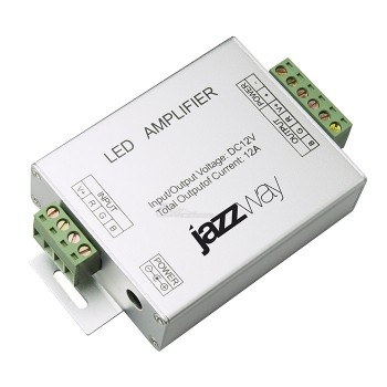 Усилитель мощности светодиодной ленты RGB 12v 3 х 4A= 144W Jazzway