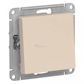 Переключатель Atlasdesign 1кл. проходной бежевый сх.6