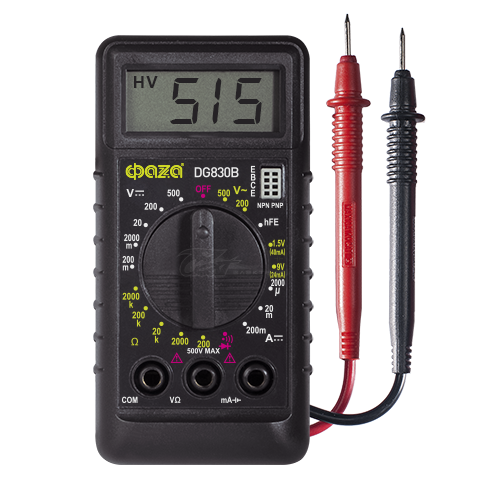 Мультиметр цифровой ФАZA DG830В